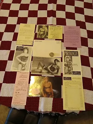 Vintage Sheer Sensations Lingerie Leather Catalog Pamphlet Order Sheets • $124.99