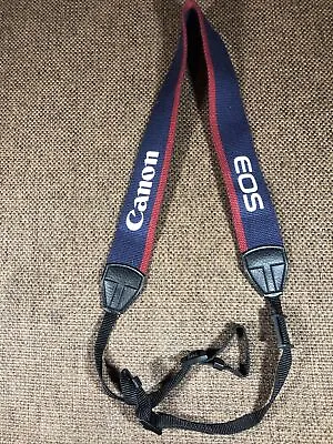 Canon Blue EOS Wide Camera Neck Shoulder Strap • £2.99