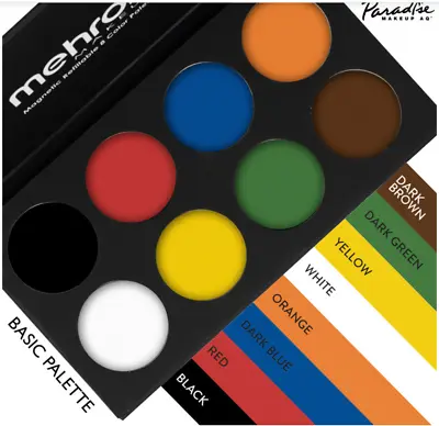 Mehron Makeup Paradise AQPaint 8 Color  NEW EASY REFIL Palette • $37.99