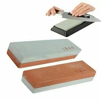 400#&1500# Two Sides Sharpener Duel Knife Razor Grit Whetstone Sharpening Stone • $10.30