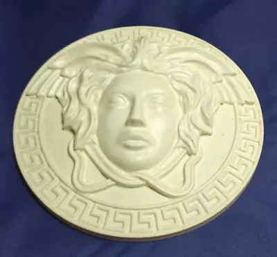 7.5  Medusa Gorgona VERSACE Head 3d Greek Wall Art Decor Plaque Cold Cast Matte • $29.99