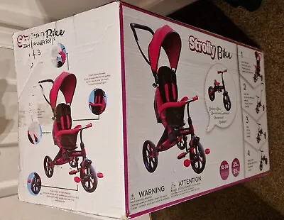 Strolly Bike..4in1..Stroller Bike Trike Push Mode  • £89.90