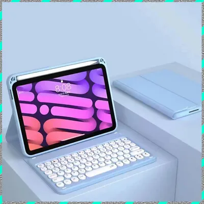 Wireless Supportable Keyboard Leather Protective Case For IPad Mini 6(8.3inch) • £48.28