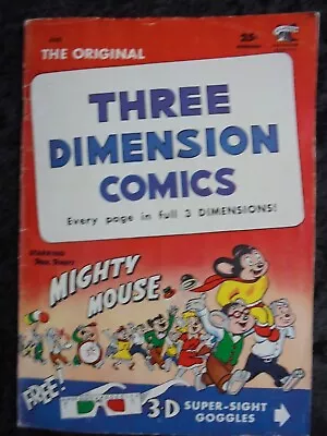 Three Dimension Comics #2 Mighty Mouse 1953 St. Johns With Out Glasses  • $22.49