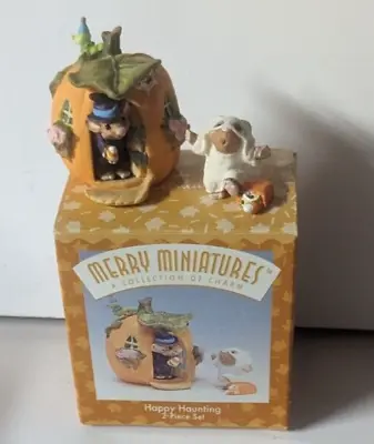 Merry Miniatures Happy Thanksgiving 2 Piece Set • $12