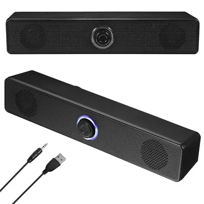  Small Soundbar For Tv Bars With Subwoofer System Home Monitor Mini • £17.79