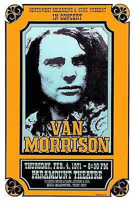 Van Morrison Concert Poster 8x10 Color Photo • $6.99