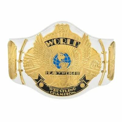 WWE Winged Eagle Championship Wrestling Replica Title Belt 100 % Geniune • $233