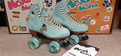 Moxi Lolly Floss Roller Skates Size 8 Fits Women's 9-9.5.  Outdoor Wheels • $369