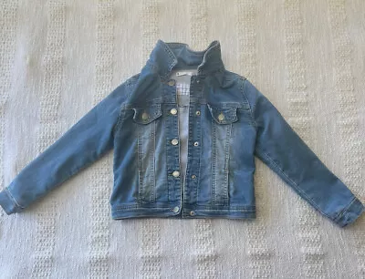 Target Girls Kids Denim Jacket Button Up Girls Denim Jacket Size 6 • $21