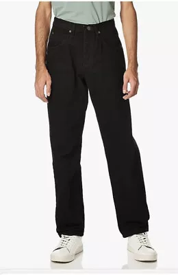 Wrangler Rugged Wear 32x30  Mens Classic 5-Pocket Relaxed Fit Cotton Jean Black • $19.59