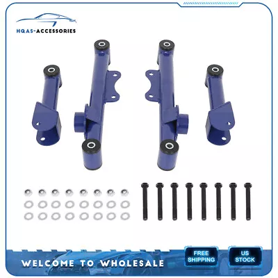 For 1979-2004 Ford Mustang Rear Upper & Lower Tubular Control Arms Blue • $92.14