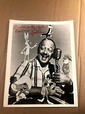 Mel Blanc Rare Autographed 8/10 Photo Looney Tunes Bugs Bunny From 60s • $129.99