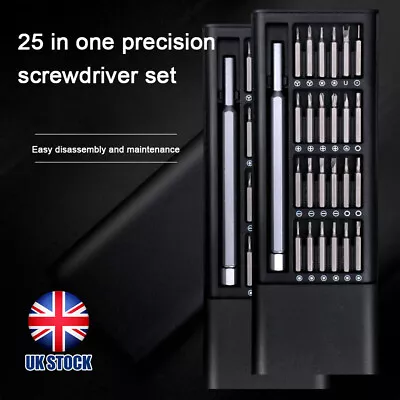 25 In 1 Precision Magnetic Screwdriver Set Computer All Phone Repair Tool Kit UK • £10.65