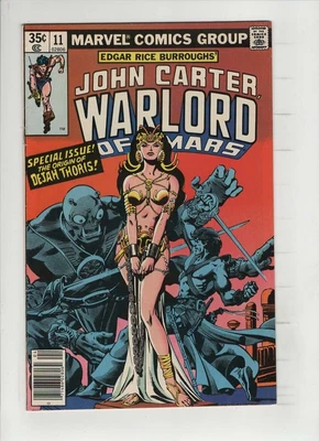 $9.99 • Buy JOHN CARTER WARLORD OF MARS #11 VF, Origin Dejah Thoris, Bondage Cover, Marvel
