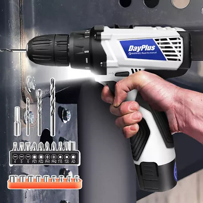 Cordless Combi Drill Electric Screwdriver Small Hand Drill Li-ion Battery 16.8V • $31.24