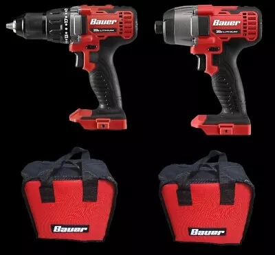 BAUER Bundle 20V (Drill/Driver & Hex Compact) - Tool Only • $49.99