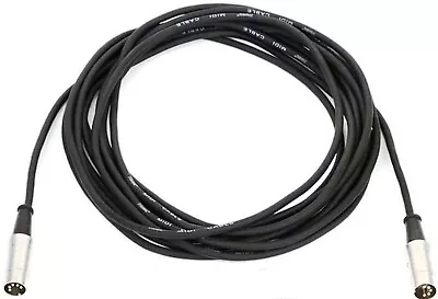 Hosa MID-520 Serviceable 5-Pin DIN To Same 20 Feet Pro MIDI Cable • $18.95