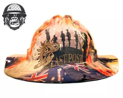 Custom Hydrographic Safety Hard Hat Mining REMEMBRANCE BROADBRIM • $85