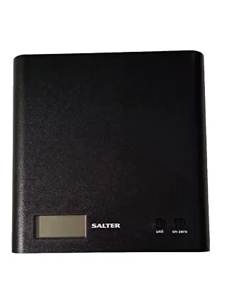 Salter 1066 BKDR15 Digital 3kg Kitchen Scale - Black • £9.75