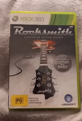 Rocksmith Authentic Guitar Games Xbox 360 Complete • $9.90