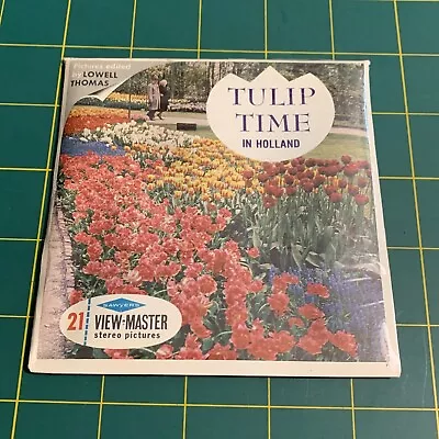 Sawyer's Vintage C385 Tulip Time In Holland View-master Reels Packet 3 Reel 2D • $10