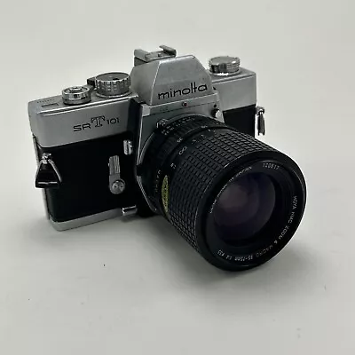 Minolta SRT 101 SRT-101 35mm W/HMC 35-75mm F/4 55mm Lens • $69.95