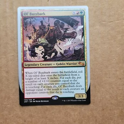 Magic The Gathering Ol' Buzzbark Unstable MTG 134/216 Legendary Goblin Mythic NM • $1.68