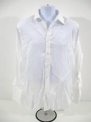 Charles Tyrwhitt Mens White Button Shirt 15.5/33 Inch French Cuffs VGC • £15.99