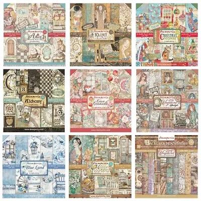£13.99 • Buy Stamperia - 12x12 Paper Pad - DESIGNS A TO M - NEW 2022 DESIGNS