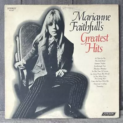 Marianne Faithfull's - Greatest Hits London PS 547 1969 Vinyl LP - Good Conditio • $15.25