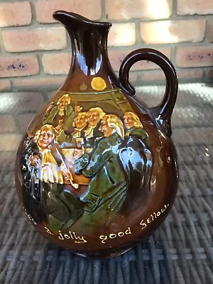 Royal Doulton Kingsware Whiskey  He's A Jolly Good Fellow  Flask Jug • $350