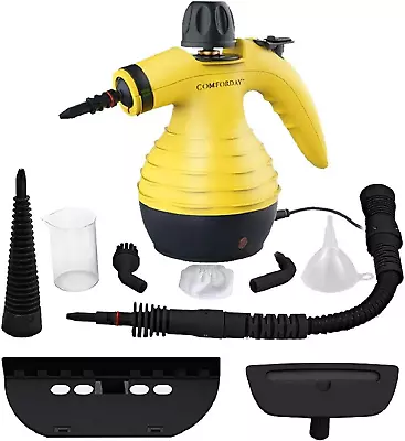 Multi-Purpose Handheld Pressurized Steam Cleaner With 9-Piece Accessories Perfe • $61.87