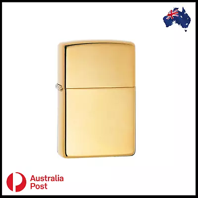 $12.90 • Buy Oil Lighter Gold Brass Metal Flip Top Windproof Fluid Refillable (Not Zippo)