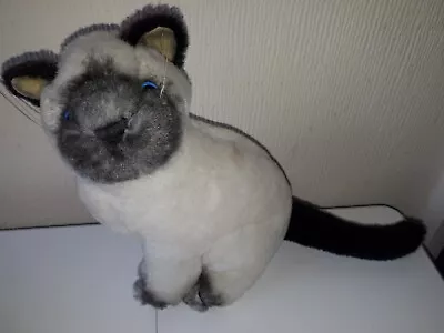 Siamese Cat Kitten Plush Classics Stuffed Animal Russ Yomiko Toy 8  Tall • £10