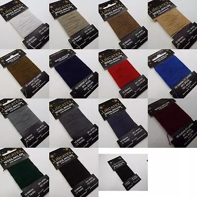 15 COLOUR 10m Darning Wool Nylon Socks Jumpers Scarves Gloves BUY 1 2 Packs  845 • £3.25