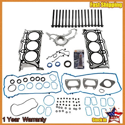 $73.40 • Buy Head Gasket Bolts Set For 11-16 Ram Chrysler Dodge Avenger Jeep 3.6L DOHC VIN G
