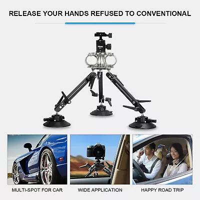 Selens Heavy Duty Suction Video Cup Car Mount DSLR Camcorder Support Stabilizer • $169.99