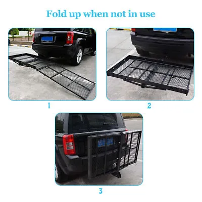 HWheelchair Power Scooter Folding Disability Carrier Rack Foldable Ramp Mobility • $148.52