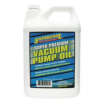 Supercool V128 Vacuum Pump Oil 1 Gal. • $35.39