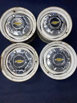 4 -15” 4 Nub Bump Steel Wheels For 6 Lug Chevy GMC Truck Blazer 1971-1987 OEM #9 • $649.95