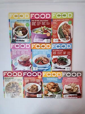 MARTHA STEWART Everyday Food Magazine Lot Of 10 Issues 19 - 28  Mini Cookbooks • $24.88