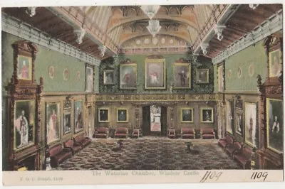 The Waterloo Chamber Windsor Castle F.G.O. Stuart Postcard B805 • £2