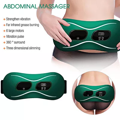 Belt Slimming Vibration Waist Massager Body Shaped Weight Fat Burning • $20.05