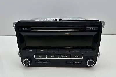 2012-2015 VW JETTA PASSAT DELPHI AM FM CD RADIO MEDIA PLAYER 1K0035164D OEM Work • $59.99