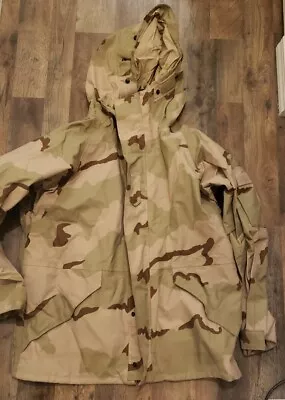 US Military 3 Color Desert Camouflage Cold Weather Parka Large Regular Army  • $60