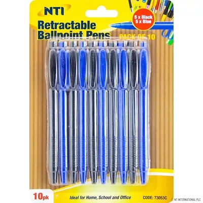 Durable Biro Affordable Ballpoint Pens Multipack High Quality Ink-smooth Writing • £3.39