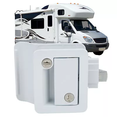 ・RV Door Latch Zinc Alloy Travel Trailer Entry Door Lock Car Accessories For • $49.79