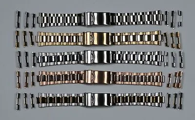 £16.95 • Buy Oyster Watch Straight End Bracelet Strap 18mm 20mm 22mm High Quality For Rolex