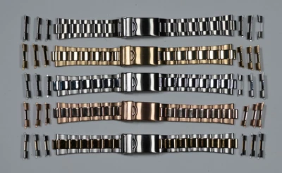 £16.95 • Buy Oyster Watch Straight End Bracelet Strap 18mm 20mm 22mm High Quality For Rolex